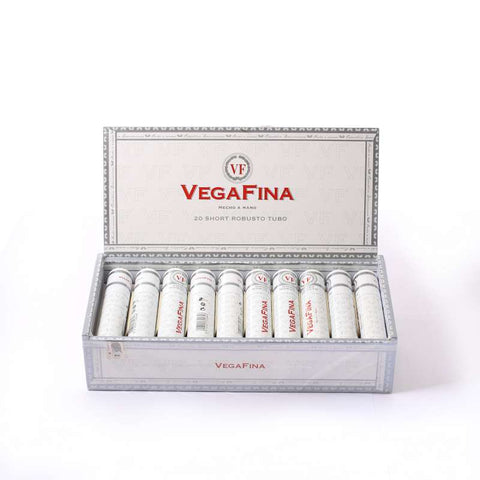 VegaFina Short Robustos Tubo Cigar – Mild to Medium – 50 Ring Gauge – Tubed for Freshness