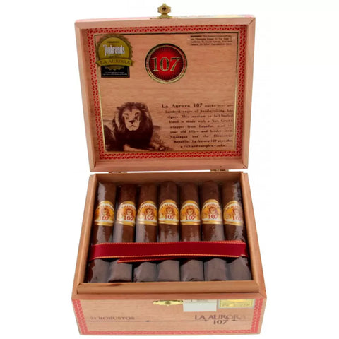 La Aurora 107 Maduro Robusto