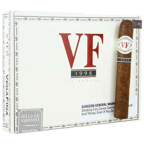 Vega Fina 1998 VF 54 Ring Gauge: Length: Vitola: Strength: Weight: 54 152.4mm/6" Grande Medium 0.115