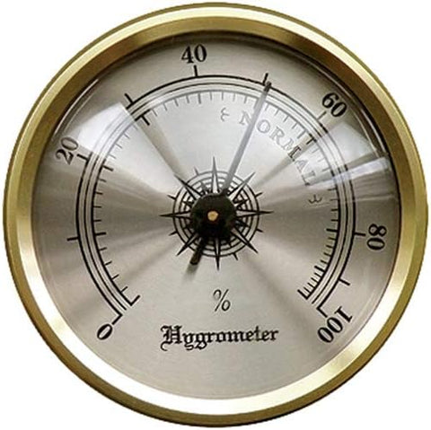 Brass Frame Hygrometer – 1-3/4" Diameter
