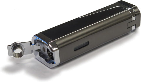 Typhoon Triple Flame Torch Lighter with Retractable Bullet Cutter – Gunmetal