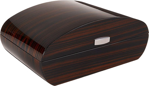 Waldorf Ebony Arc Top Cigar Humidor – 150 Cigar Capacity