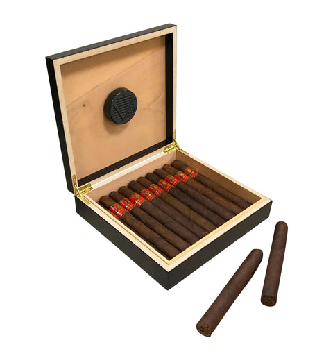 Chateau Black Finish 20-Cigar Humidor