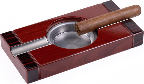 Prestige Import Group 2 Cigar High Gloss Two-Tone Cherry Ashtray