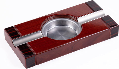 Prestige Import Group 2 Cigar High Gloss Two-Tone Cherry Ashtray