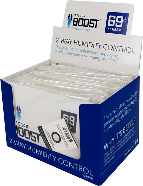67 Gram Humidity Packets – 69% for Cigars Display of 12