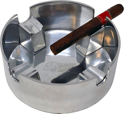 Prestige Import Group Baltimore Smokin Ash Polished Cast Aluminum Ashtray