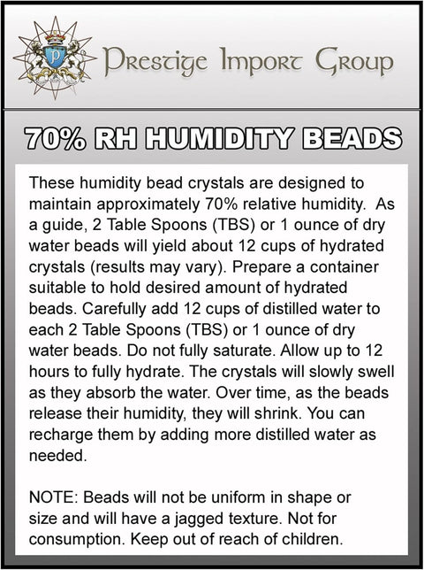 Prestige Import Group Crystal Gel Humidification Beads – 4 oz Bag