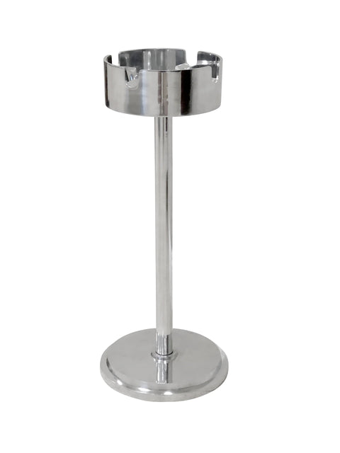 Baltimore Standing Ashtray – Polished Aluminum