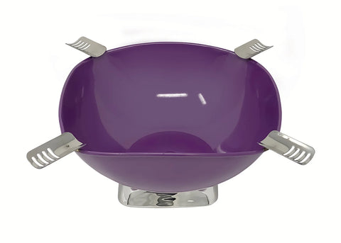 Smokin Ash Quadrangle Purple Ashtray