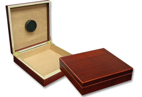Chateau Cherry 20-Cigar Desktop Humidor with Humidifier – Spanish Cedar Lined