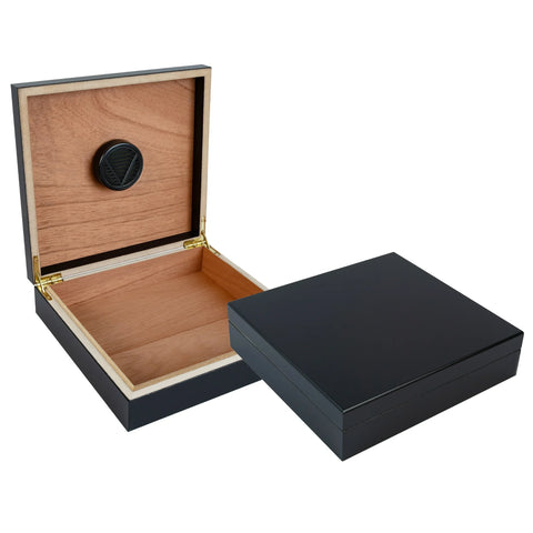 Chateau Black Finish 20-Cigar Humidor