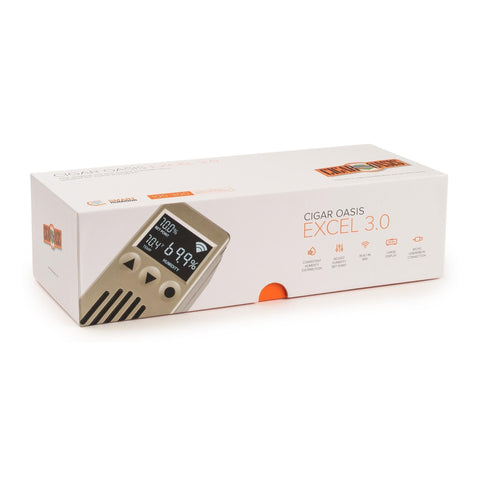 Cigar Oasis Excel 3.0 – Smart Electric Humidifier for Active Humidors