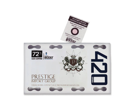 420 Gram Humidity Packets - Display of 5, 72% Humidity for Cigars and Cannabis
