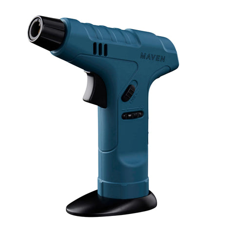 Tabletop Gun-Style Super Flame Torch Lighter – Blue