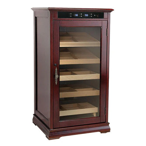 Redford Espresso Electronic Cigar Humidor Cabinet – Climate & Humidity Controlled, 1250 Cigar Capacity