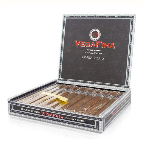 Vega Fina F2 Gran Coronas Ring Gauge: Length: Vitola: Strength: Weight: 46 149mm/6" Gran Coronas Medium 0.409