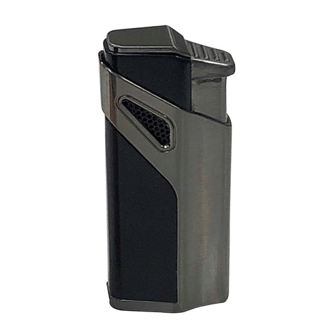 Olympus Wind-Resistant Triple Flame Torch Lighter with Built-In Punch Cutter – Black Stone (Copy)