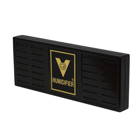 Humidifier 6.5 x 2.5 Inches Rectangle Black for 75 to 150 Cigars