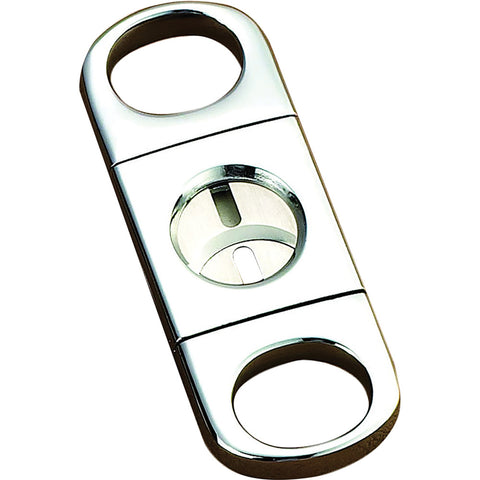 Heavy-Duty Silver Cigar Cutter – Precision Guillotine for 56 Ring Gauge Cigars