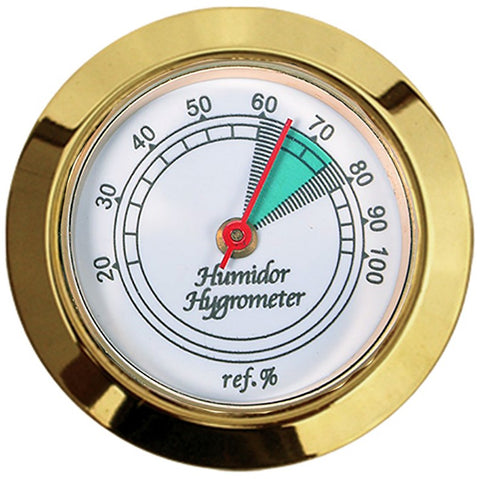 Medium Round Analog Hygrometer – Classic Humidity Gauge for Humidors