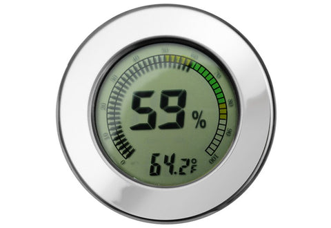 Silver Digital Hygrometer with Calibration – Precise Humidity & Temperature Monitoring