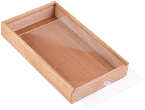 5 Cigar Promotional Box with Clear Slide Top