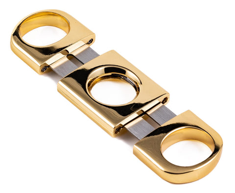 Heavy-Duty Gold Cigar Cutter – Premium Guillotine for 56 Ring Gauge Cigars