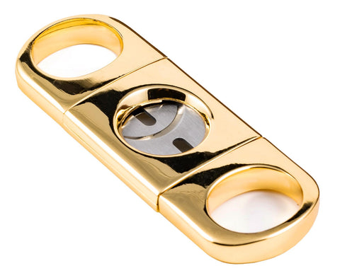 Heavy-Duty Gold Cigar Cutter – Premium Guillotine for 56 Ring Gauge Cigars