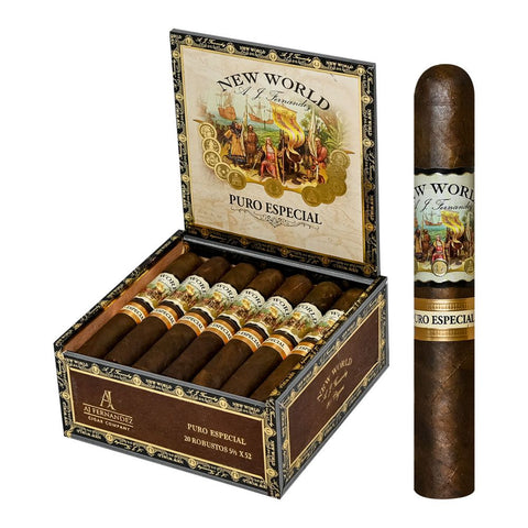 New World Puro Especial Robusto by AJ Fernandez