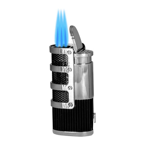 Supernova Triple Flame Torch Lighter with Built-in Punch