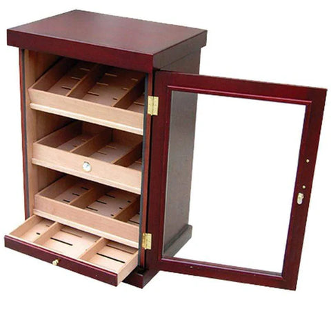 Spartacus Cabinet Cigar Humidor | Glass Door | Holds 1000 Cigars