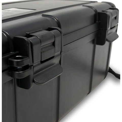 15 Ct. Waterproof Travel Cigar Humidor Case – Black