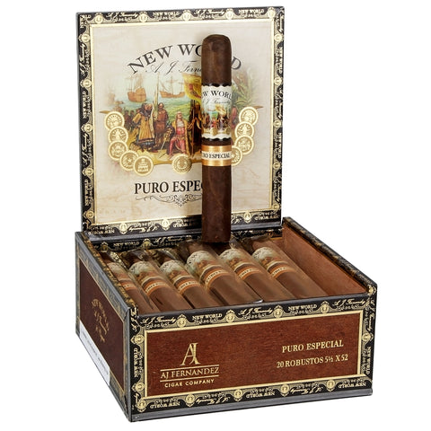 New World Puro Especial Robusto by AJ Fernandez