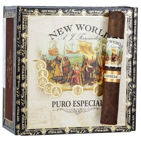New World Puro Especial Robusto by AJ Fernandez