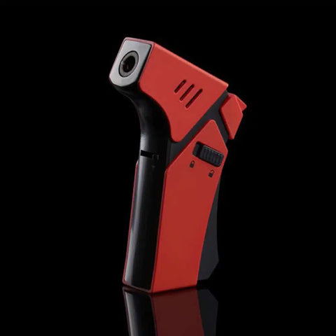 Maven Modern Gun-Style Handheld Torch Lighter – Red | Powerful & Stylish Flame Control