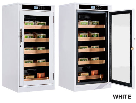 Redford Lite Climate-Controlled Cigar Cabinet Humidor – Custom Finish Options, 1250 Cigar Capacity