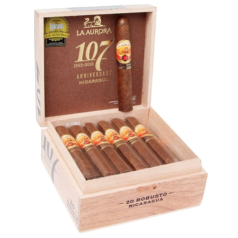 La Aurora 107 Nicaragua Robustos