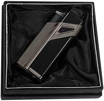 Olympus Wind-Resistant Triple Flame Torch Lighter with Built-In Punch Cutter – Black Stone (Copy)