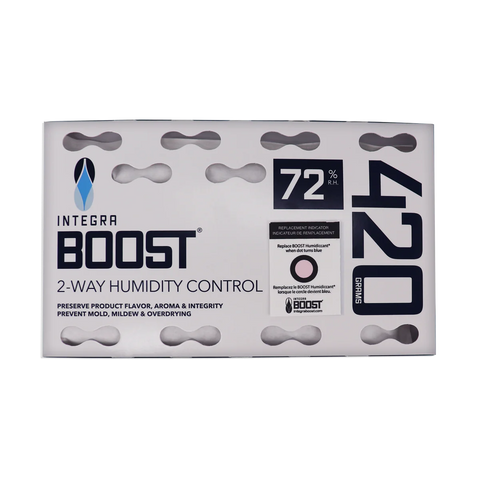420 Gram Humidity Packets - Display of 5, 72% Humidity for Cigars and Cannabis