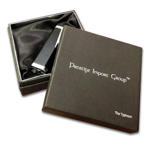 Typhoon Triple Flame Torch Lighter with Punch Cutter – Refillable & Windproof