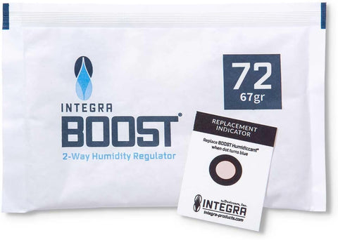 Bulk Case of 100 Humidity Packets - 67 Gram, 72% for Cigars
