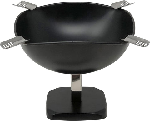 Prestige Quadrangle Raised Ashtray – Matte Black