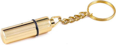 Gold Bullet Cigar Punch Cutter with Keyring – Elegant & Portable Cigar Accessory