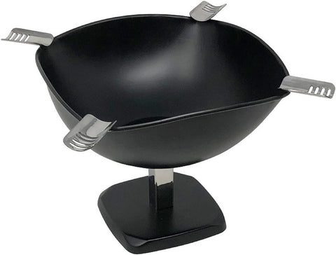 Prestige Quadrangle Raised Ashtray – Matte Black