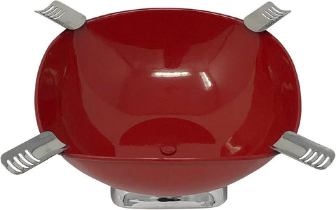 Smokin Ash Quadrangle Red Ashtray