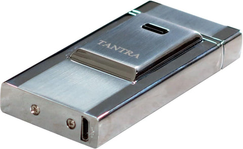 Tantra Adonis Electronic Pulse Lighter – Single Arch, Windproof, Flameless, USB Rechargeable (Gold & Silver)