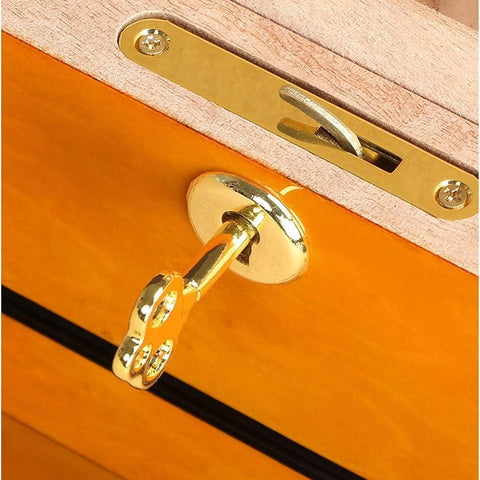 Baccus Two-Tone Art Deco Cigar Humidor – 200 Cigar Capacity