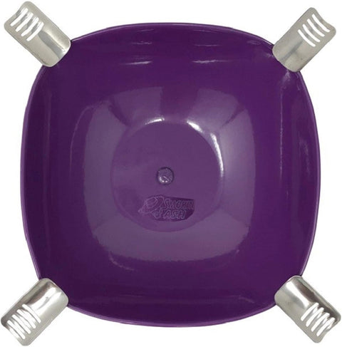 Smokin Ash Quadrangle Purple Ashtray