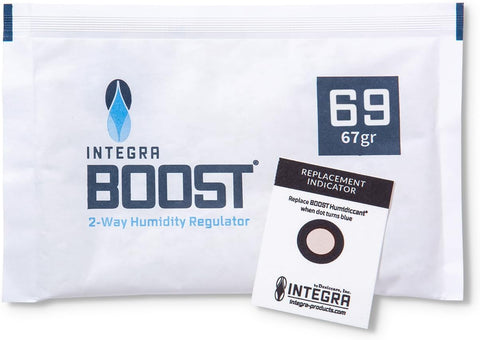 67 Gram Humidity Packets – 69% for Cigars Display of 12